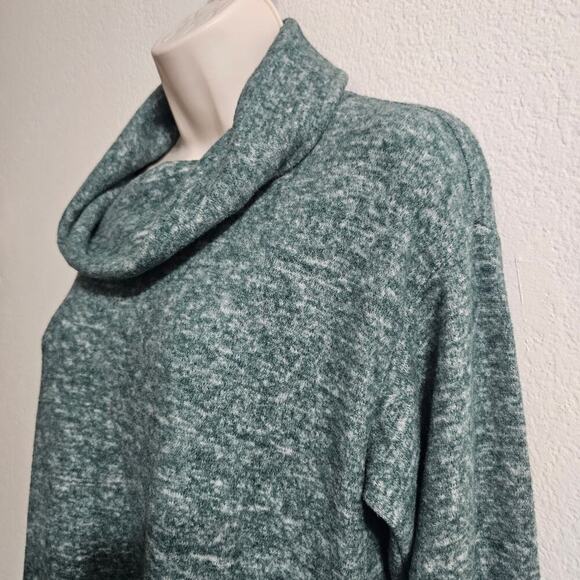 MAEVE ANTRHO Cowl Neck Sweater Green Size S - Picture 4 of 8